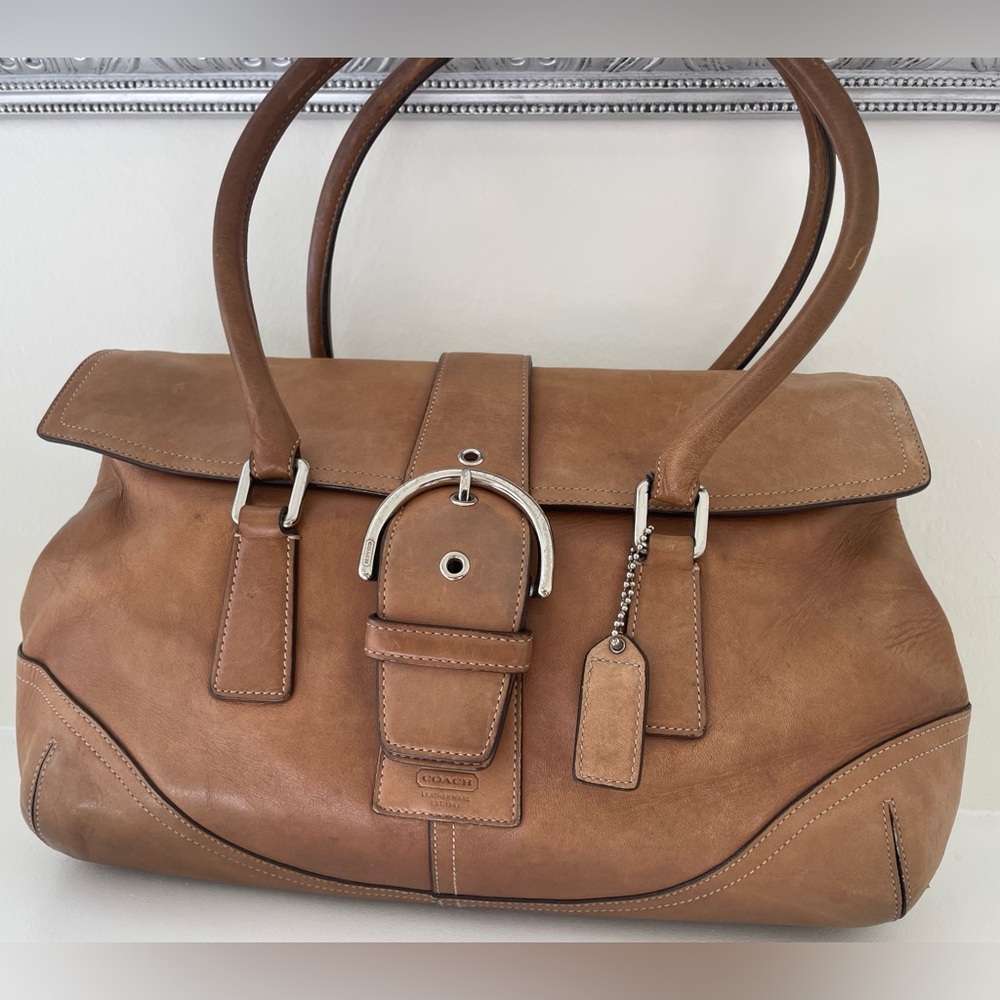 Coach Tan Leather Handbag